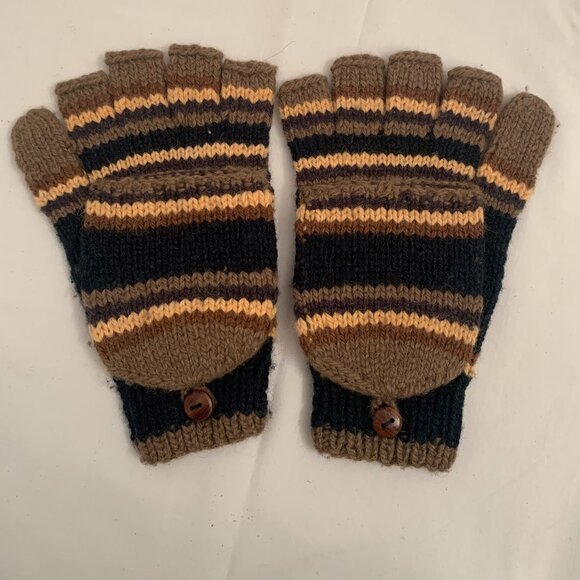 Genuine 100 % Alpaca wool mittens/fingerless gloves - Picture 2 of 11